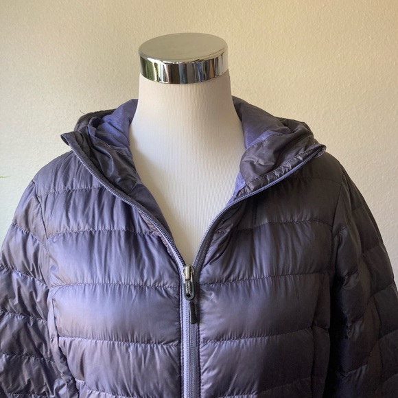 REI CO-OP Grey Nylon Down Puffer Coat size S - Picture 3 of 15